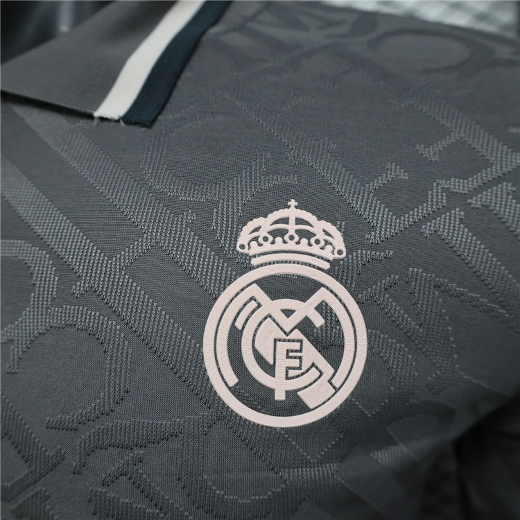 Authentic Real Madrid 2425 Third Long Sleeve Match Shirt - Official