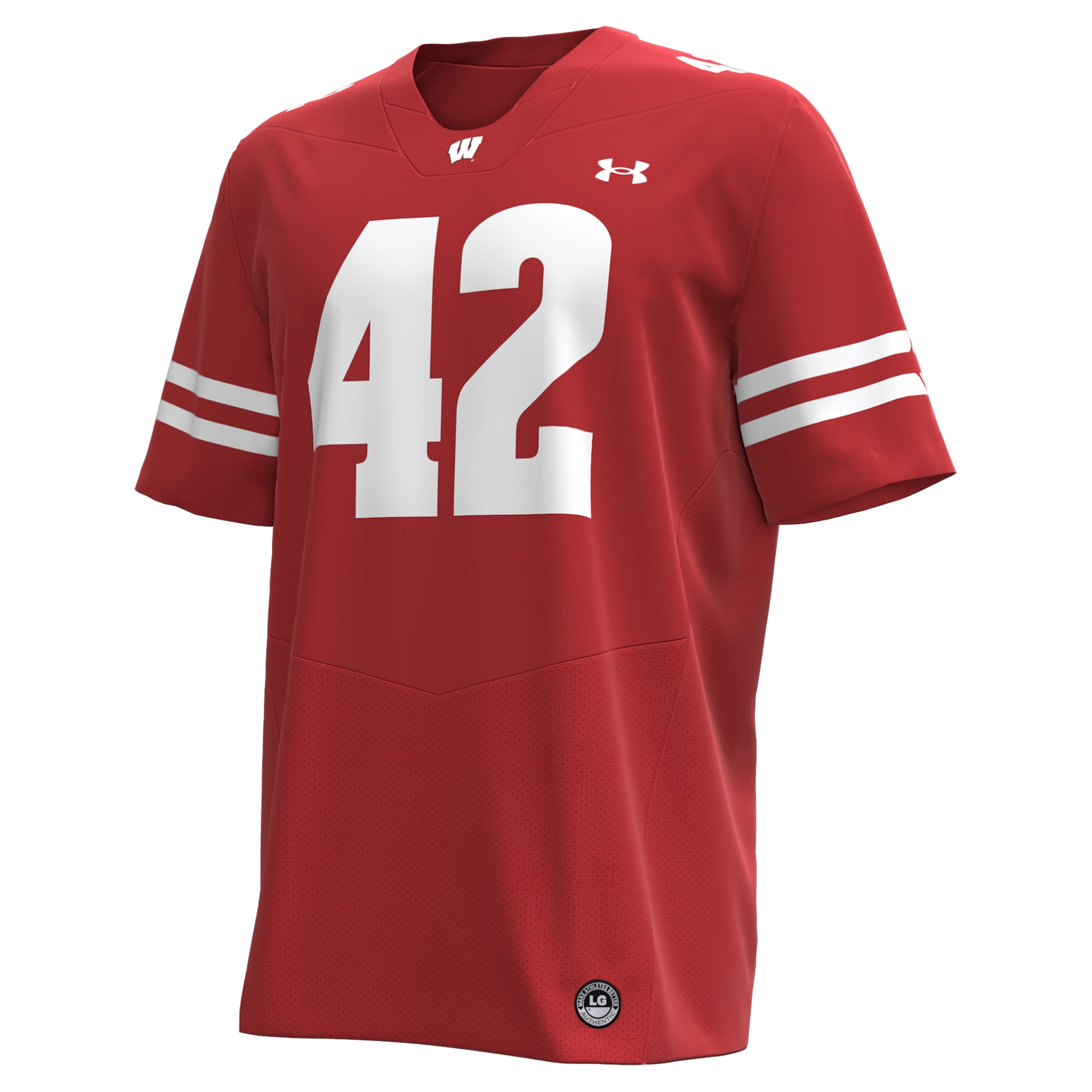 Men's T.J. Watt Red Wisconsin Badgers Home Football Jersey