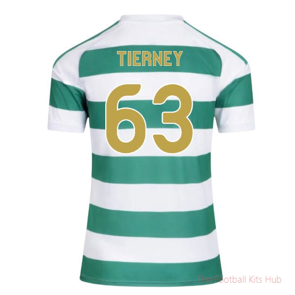 2026-2027 Celtic Home Unsponsored Shirt Tierney #63 Football Kit
