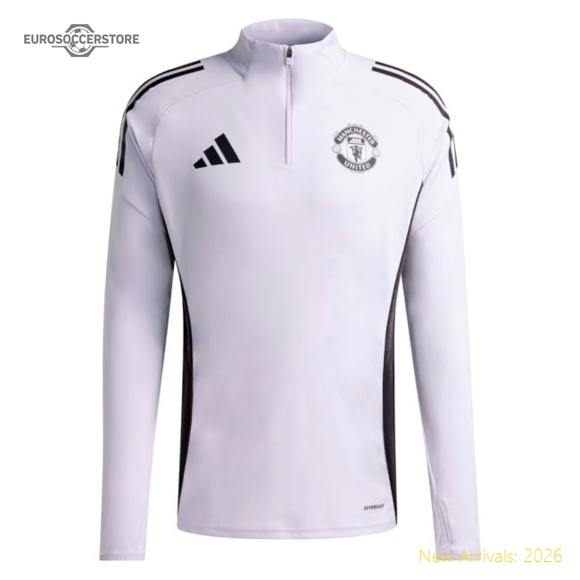 Professional 2025-2026 Man Utd Training Top Purple Tint