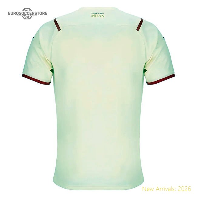 Ac Milan Away Elite Jersey Premium Fabric Comfortable Official Design