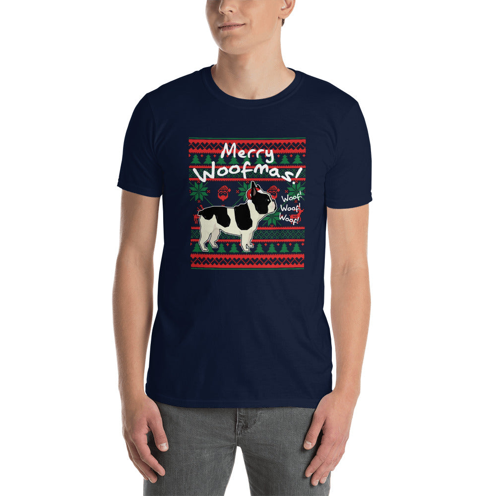 French Bulldog Merry Woofmas Christmas T Shirt Comfy Pet Product