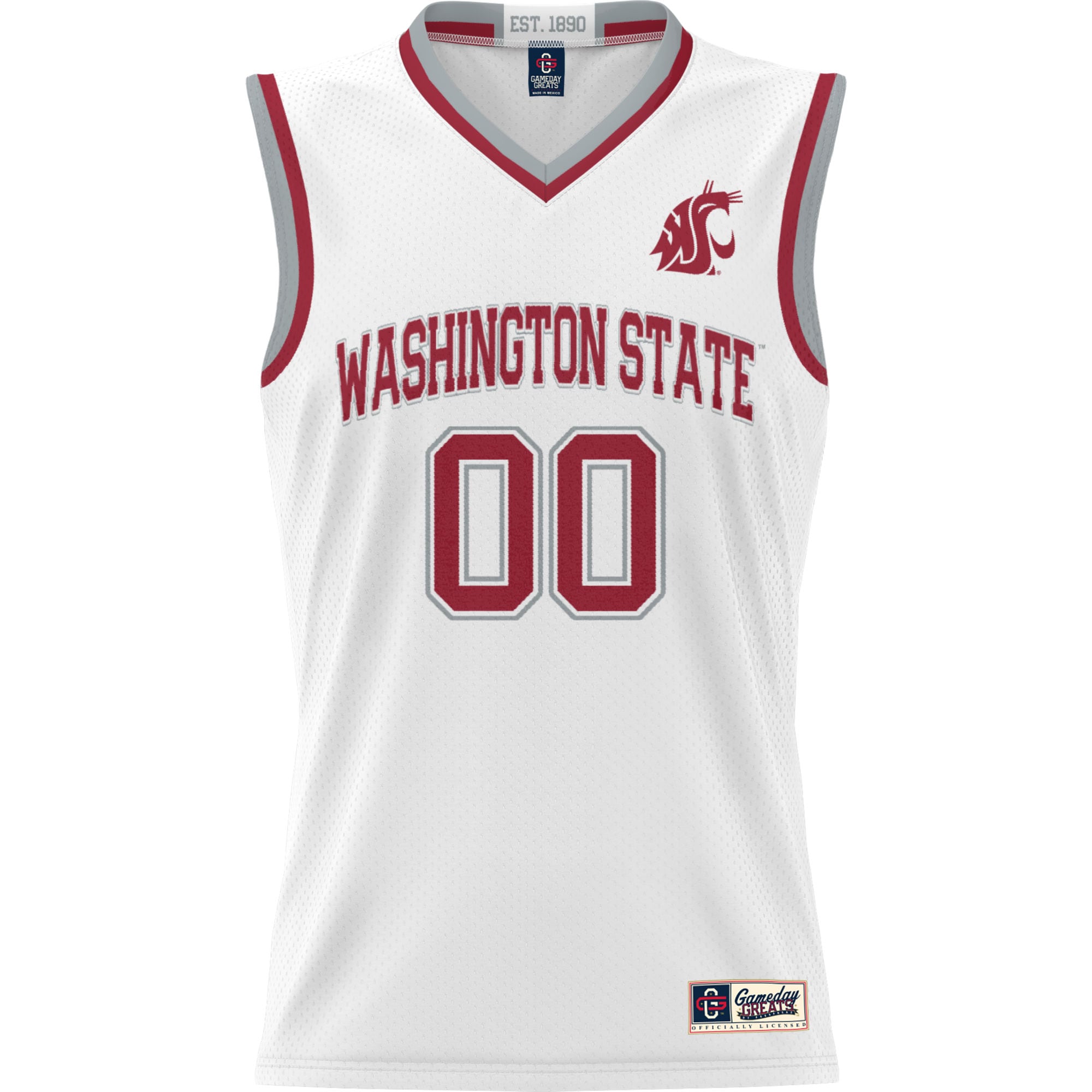 [DDG] Washington State Cougars GameDay Greats Youth NIL Pick-A-Player Lightweight Women's Basketball Jersey - White