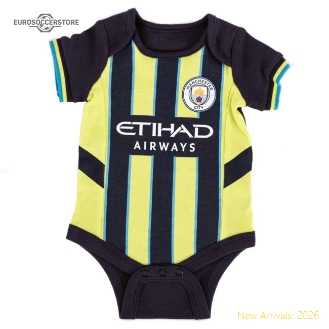 Premium Manchester City Fc 24/25 Season 2 Pack Bodysuit 6-9 Mths