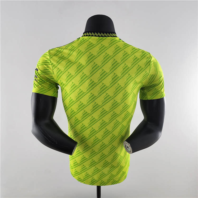 Premium Quality Man Utd Manchester United 2223 Third Kit Green Soccer
