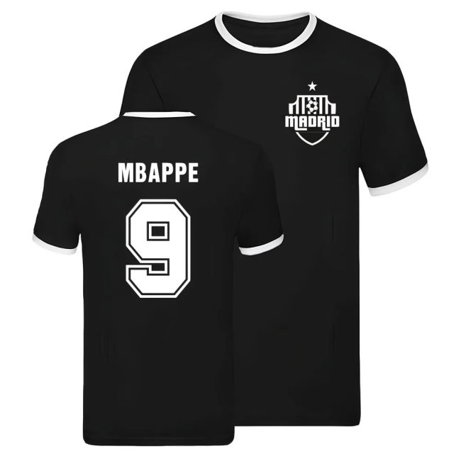 RM Football Shirt (Kylian Mbappe 9) Stretch Fabric Lightweight
