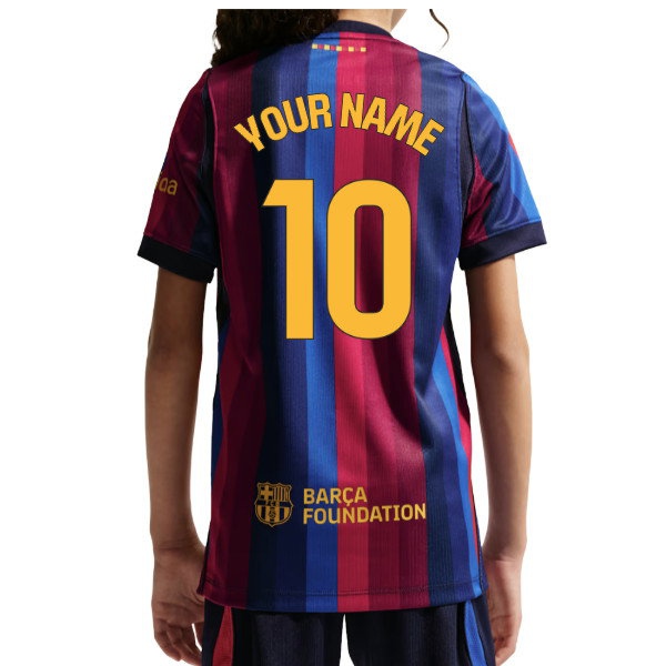 2026-2027 Barcelona Home Shirt (Kids) (Your Name)