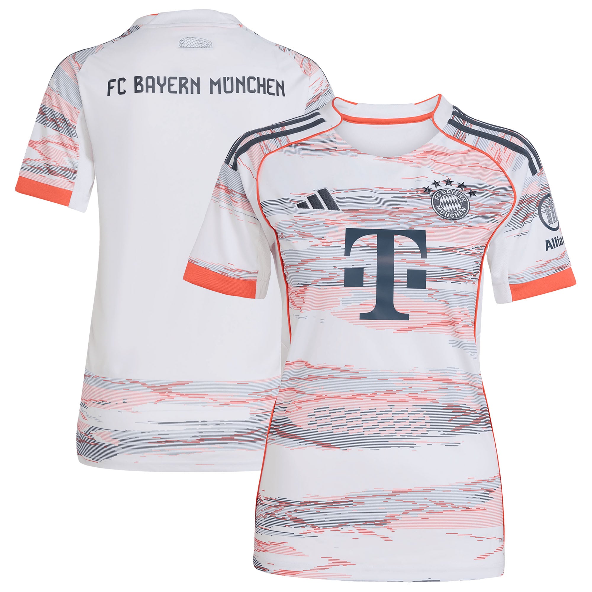 [SJH] Bayern Munich Women's 2025/26 Away Replica Jersey - White