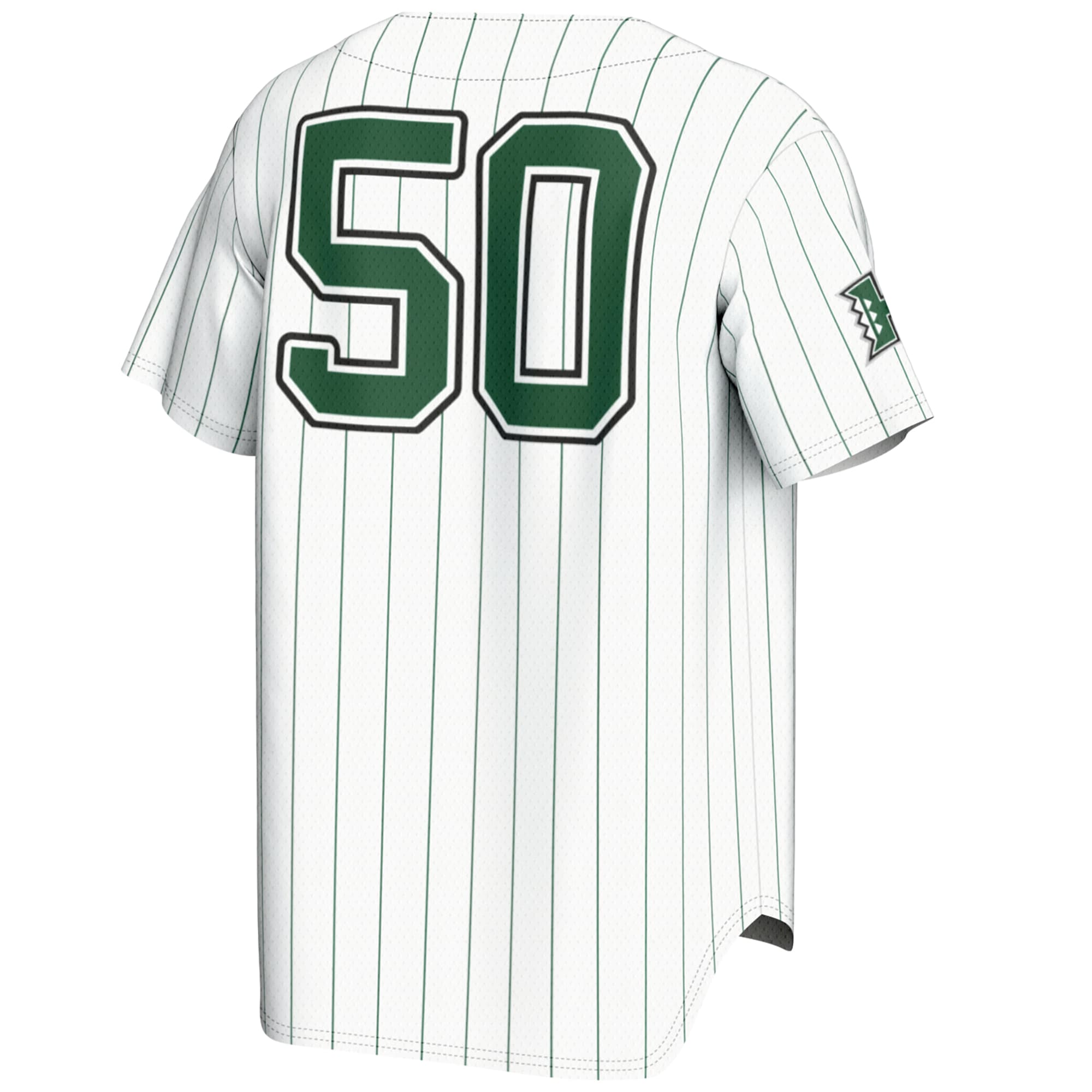 [NJP] Hawaii Rainbow Warriors GameDay Greats Youth Lightweight Baseball Jersey - White