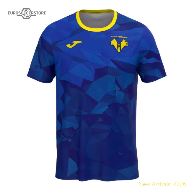 Authentic 2024-2025 Hellas Verona Pre-Match Shirt (Blue)