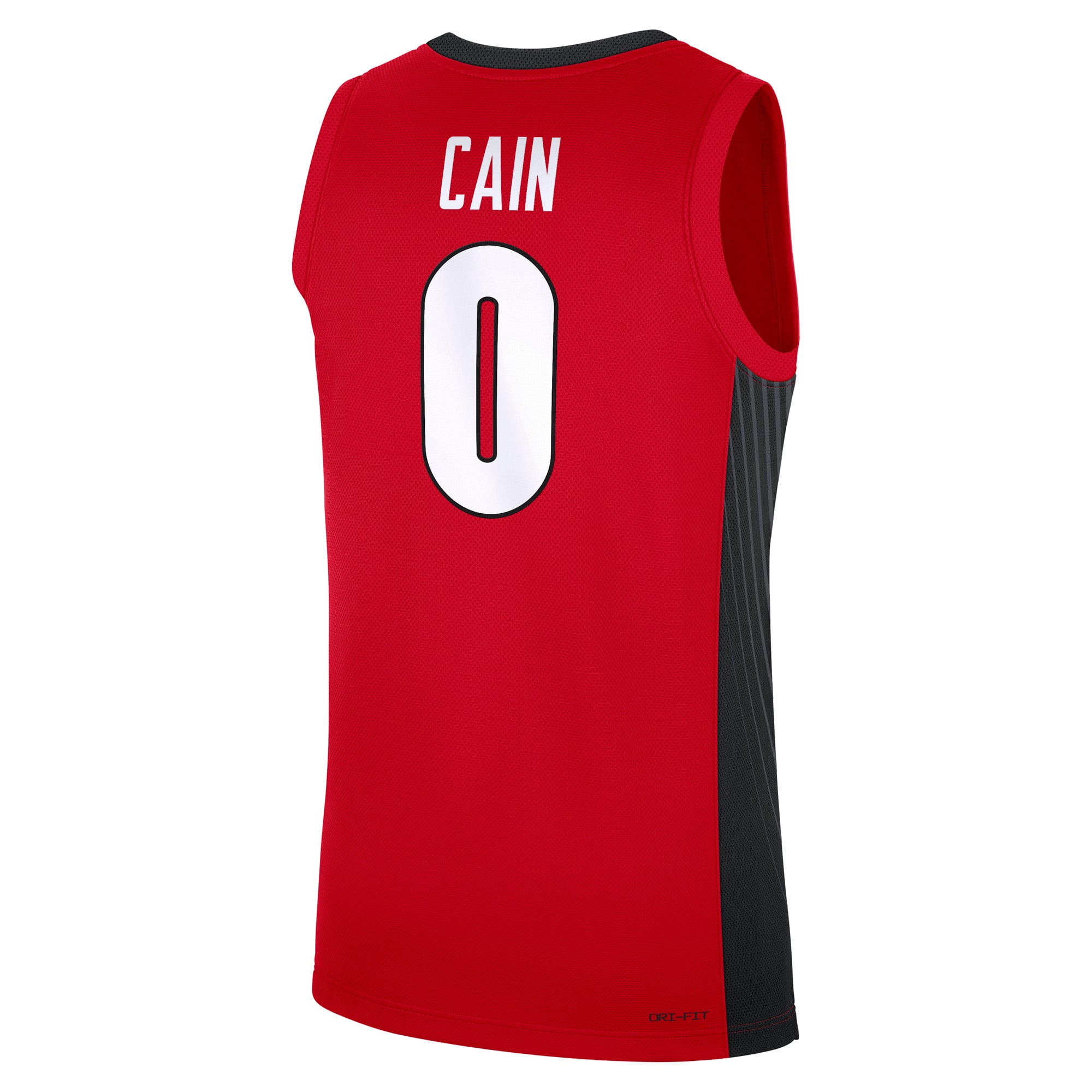 Blue Cain Georgia Bulldogs Nike NIL Men's Basketball Replica Player Jersey - Red