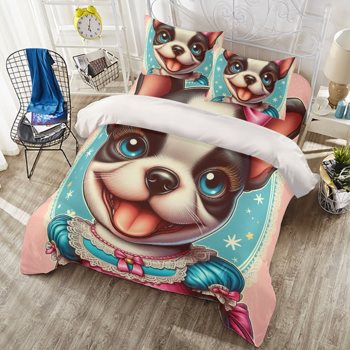 Everyday Scout - Duvet Cover Set For Boston Terrier Lovers for Pet