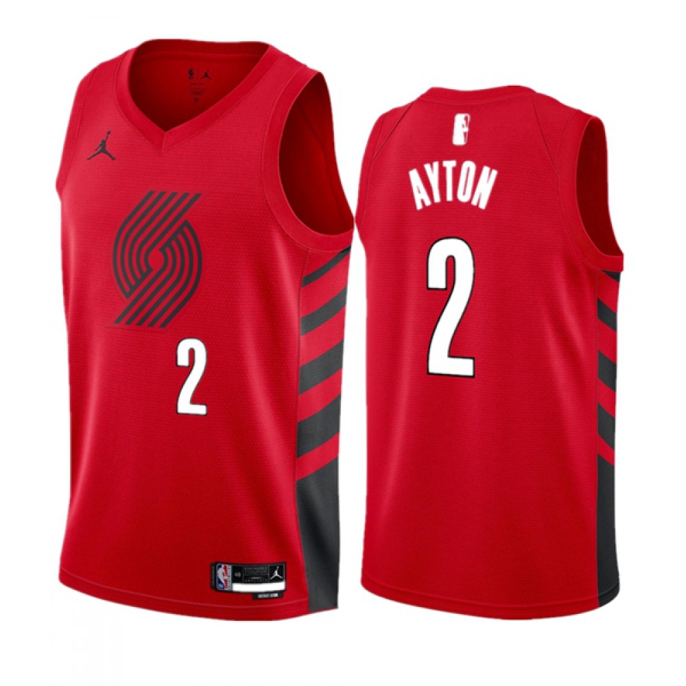 Performance High-Quality Men's Blazers #2 Deandre Red Basketball Jersey