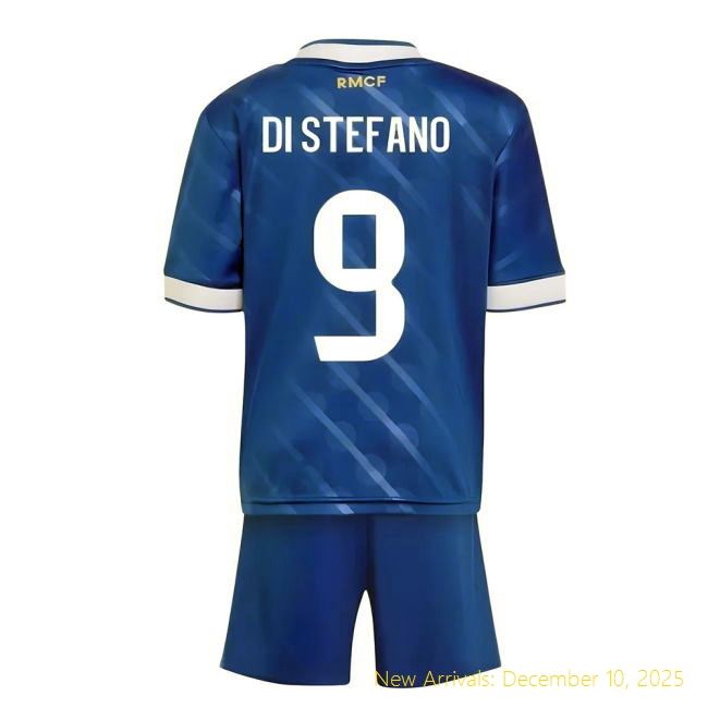2025-2026 Real Madrid RM Top Grade Third Youth Kit (Di Stefano 9)