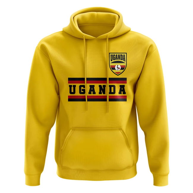Elite Uganda Core Football Country Hoody (Yellow) Collector'S-Item