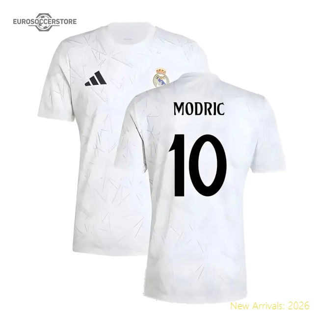 Official Real Madrid Home Modric Jersey 2024-2025 Breathable