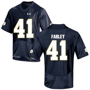 Men's ND Fighting Irish #41 Matthias Farley Game 2024 durabl official