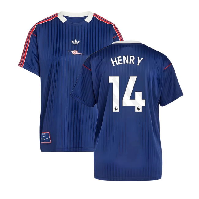 Arsenal 2022-24 Home Football Kit Henry Name & Number L S