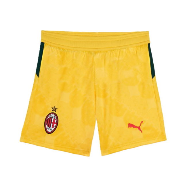 2025-2026 AC Milan Third Shorts (Yellow) - Kids