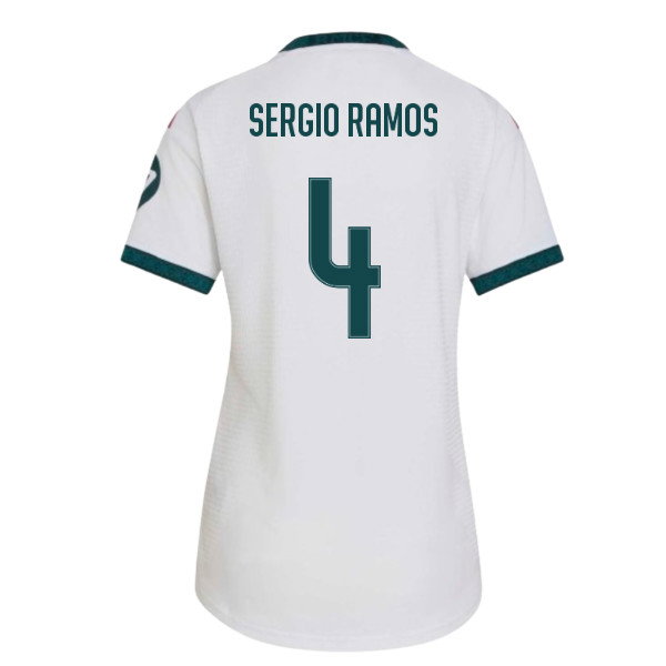 [HP] 2026-2027 Real Madrid Authentic Home Shirt (Womens) (Sergio Ramos 4)