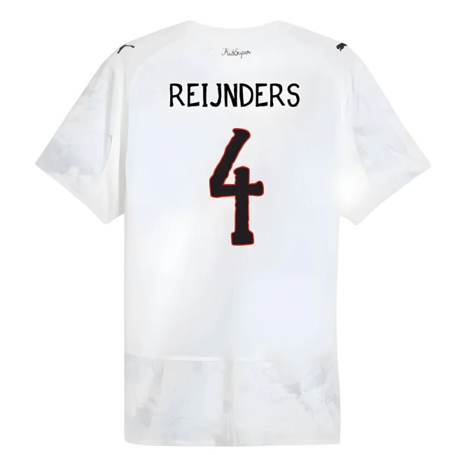 2025-2026 KIDSUPER x Manchester City CWC Authentic Shirt (White) (Reijnders 4)