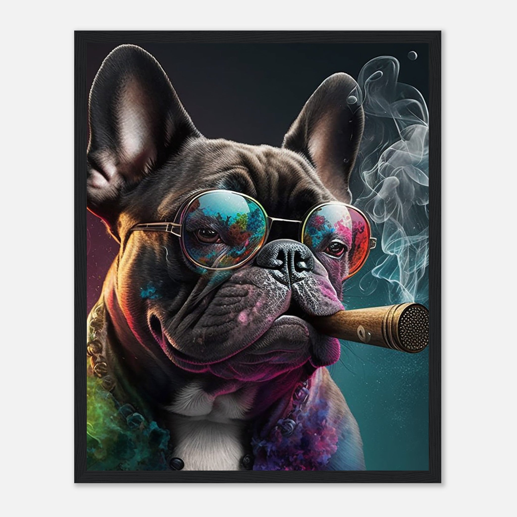- Casual Matte Paper Wooden Framed Poster For Dog Lovers | Stylish Look