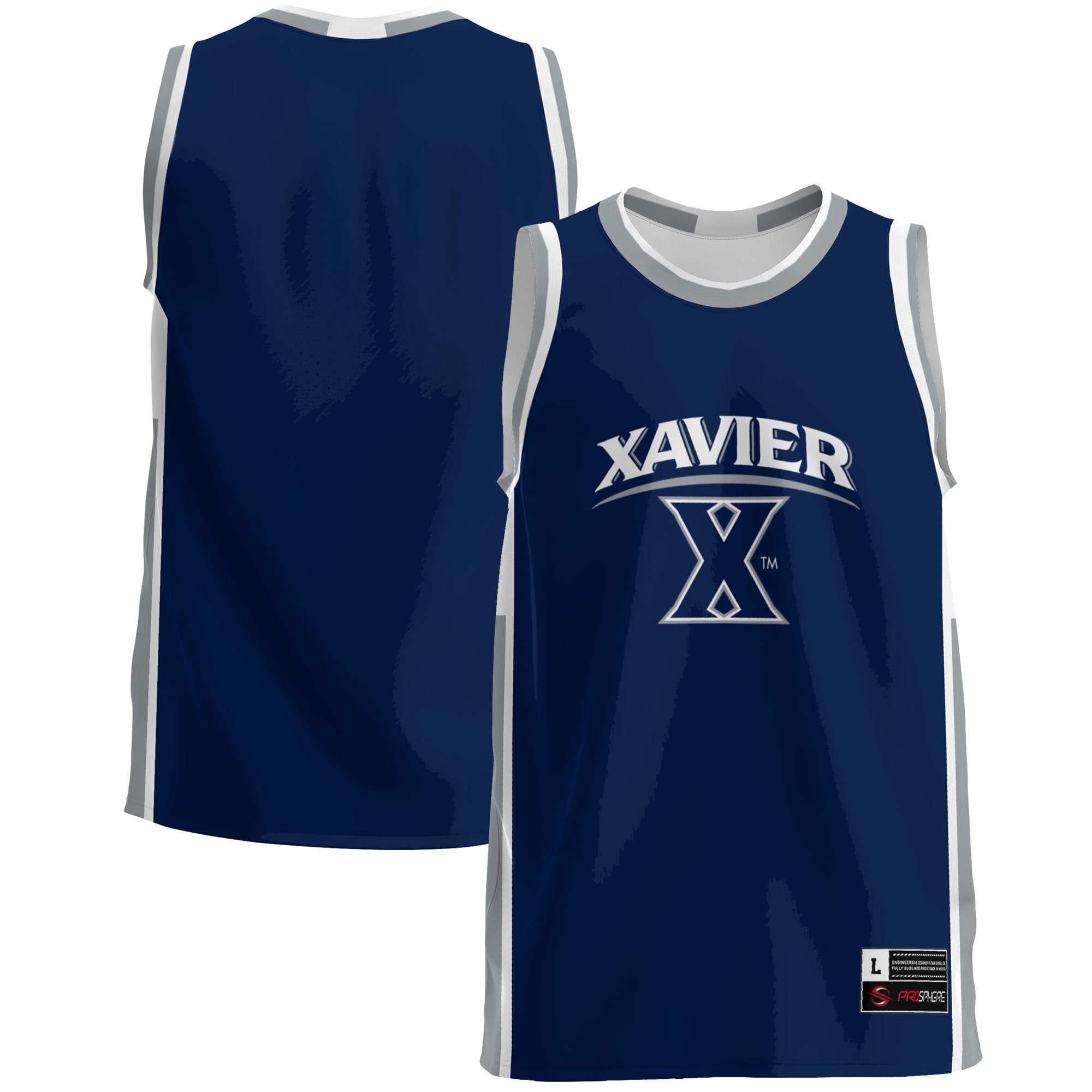 [NJP] Xavier Musketeers GameDay Greats Lightweight Basketball Jersey - Navy