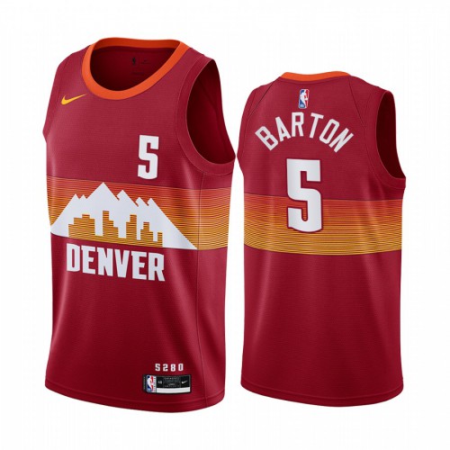 Nike Nuggets Red Denver Nuggets #5 Jersey - Basketball Jersey