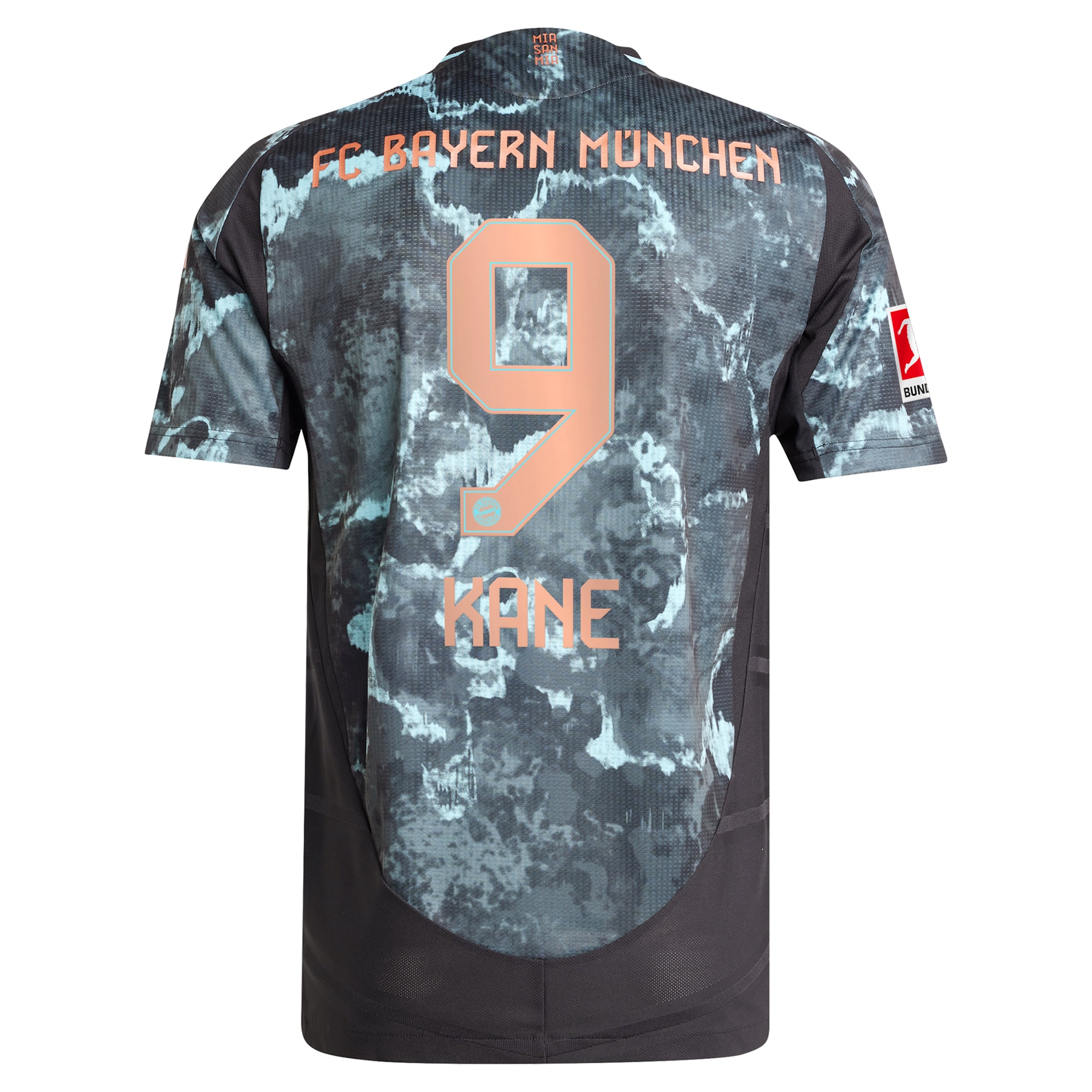 [SJH] Harry Kane #9 Bayern Munich 2024/25 Away Authentic Player Jersey - Black