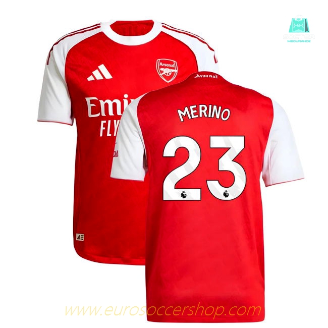 2025-2026 Arsenal Authentic Home Shirt (Merino 23)