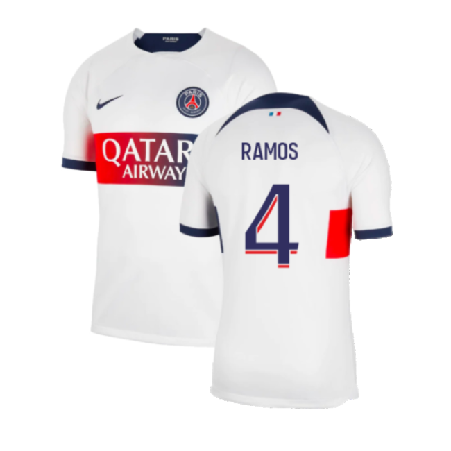 Top-Quality High-Quality 2023-2024 Psg Away Shirt (Sergio Ramos 4)