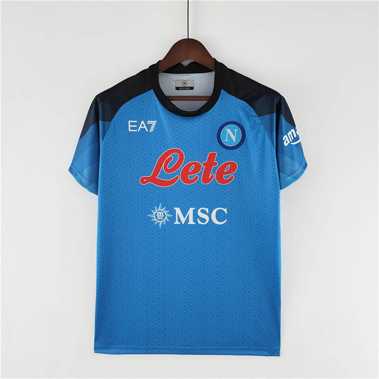 Napoli 2223 Soccer Shirt Home Blue Football Shirt - Official Replica