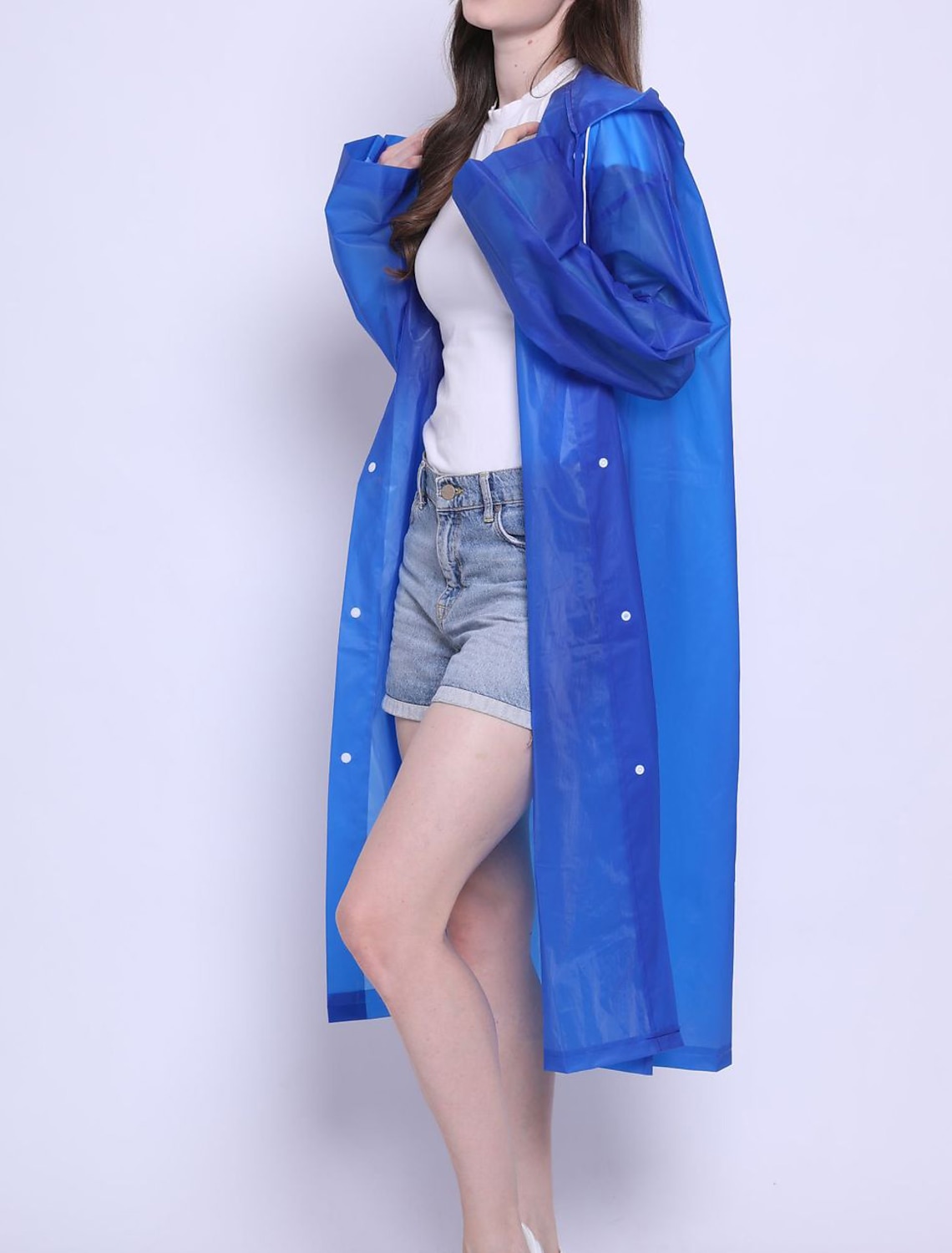 Men's Women's Rain Poncho Waterproof Hiking Jacket Rain Jacket Outdoor Waterproof Windproof Quick Dry Lightweight Hiking Outfits Hiking Clothes Summer Spring Autumn / Fall Raincoat Poncho Top Fishing
