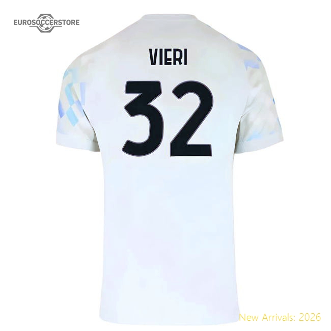 First-class Ac Milan Vieri Away Jersey Durable Quick-dry