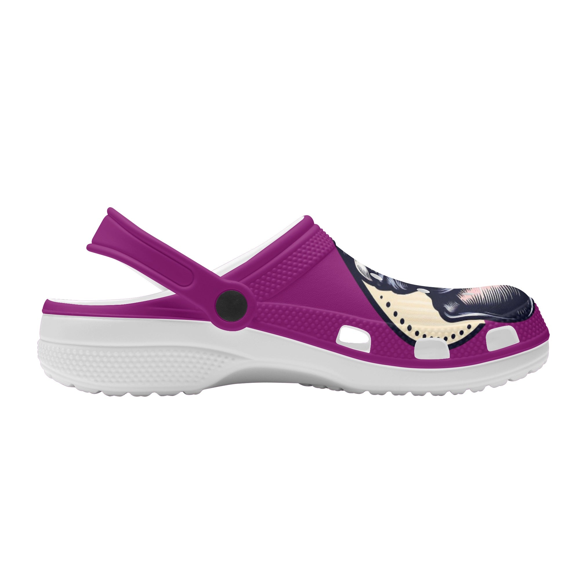 French Bulldog Rosa Unisex Clogs Cute Frenchie Essential