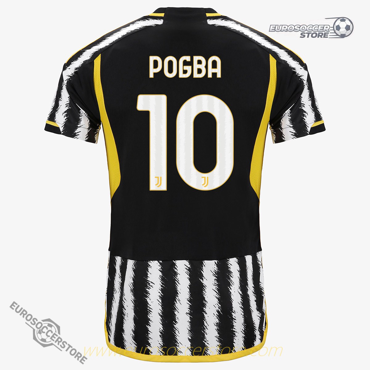 Juventus' POGBA 10 Home Jersey for the 23-24 Season