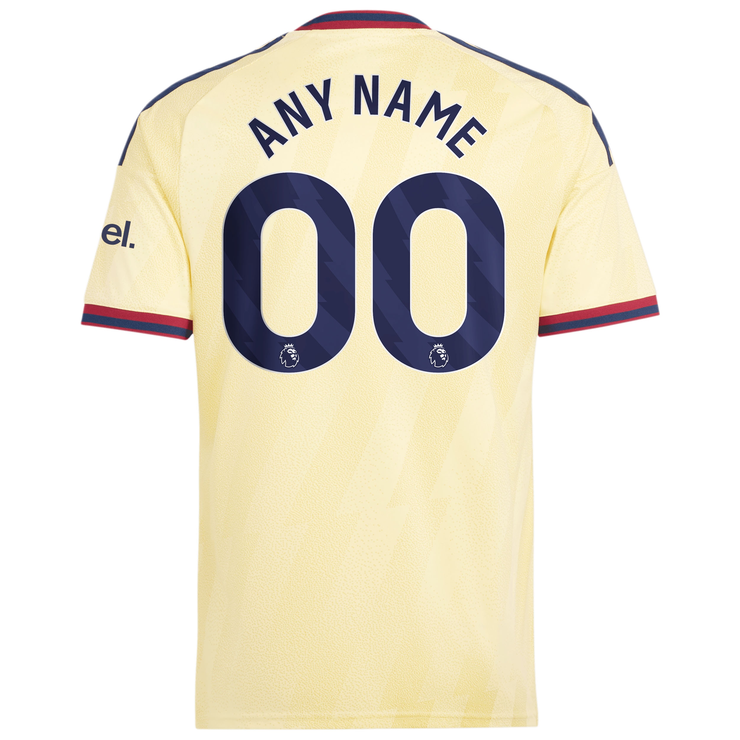 [SJH] Arsenal 2026/27 Third Replica Custom Jersey - Yellow