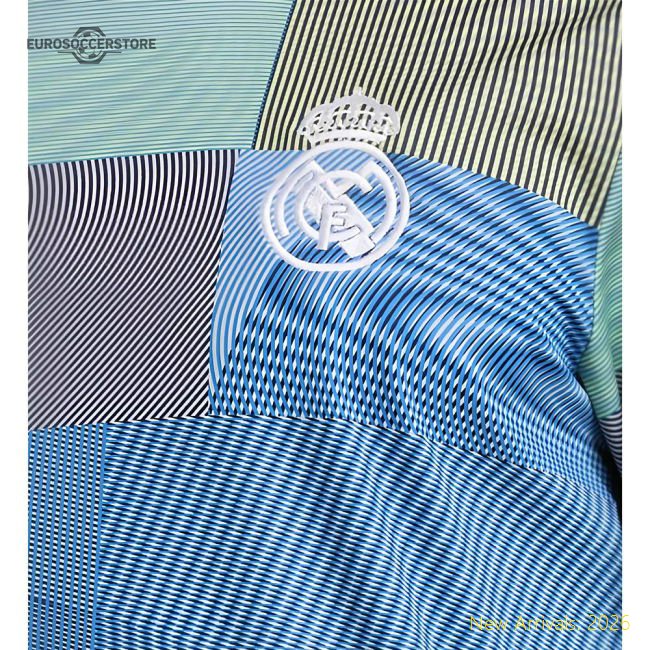 Match-Day 2025-2026 Real Madrid Pre-Match Shirt (Blue) (Mbappe 10)