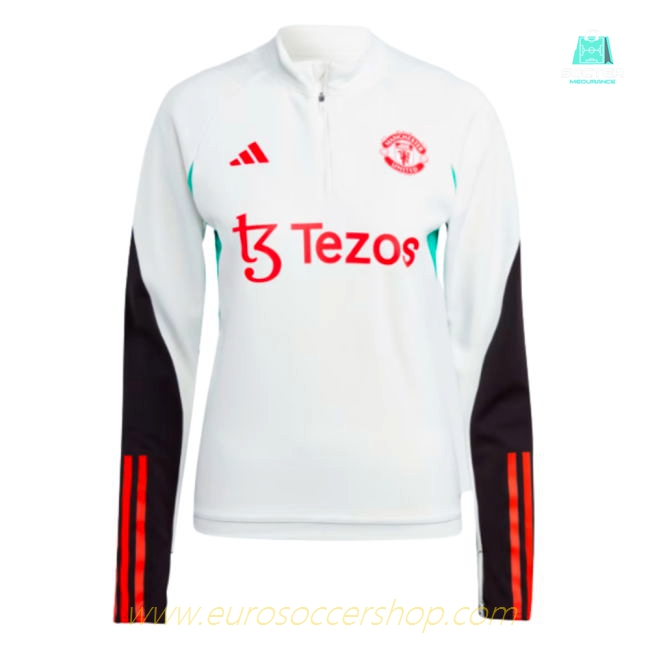 2023-2024 Man Utd Training Top (White) - Ladies