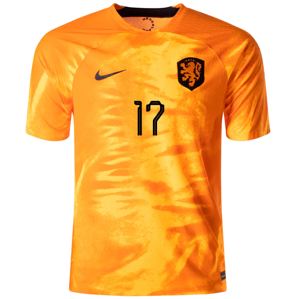 Netherlands 2022-2023 Season Home Jersey –  Edition S