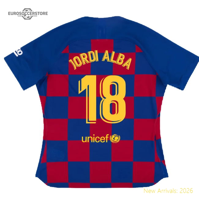 Barcelona 2019-20 Home Fan Version For Women S) Match Day Shirt