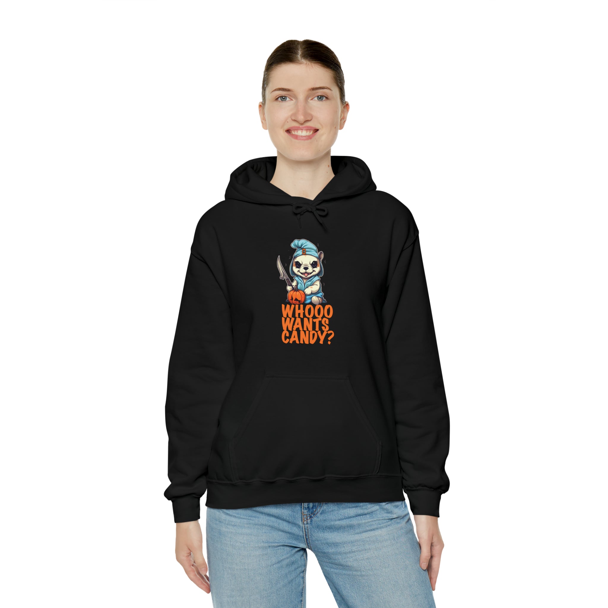 Whoo Wants Candy Halloween Unisex Hoodie
