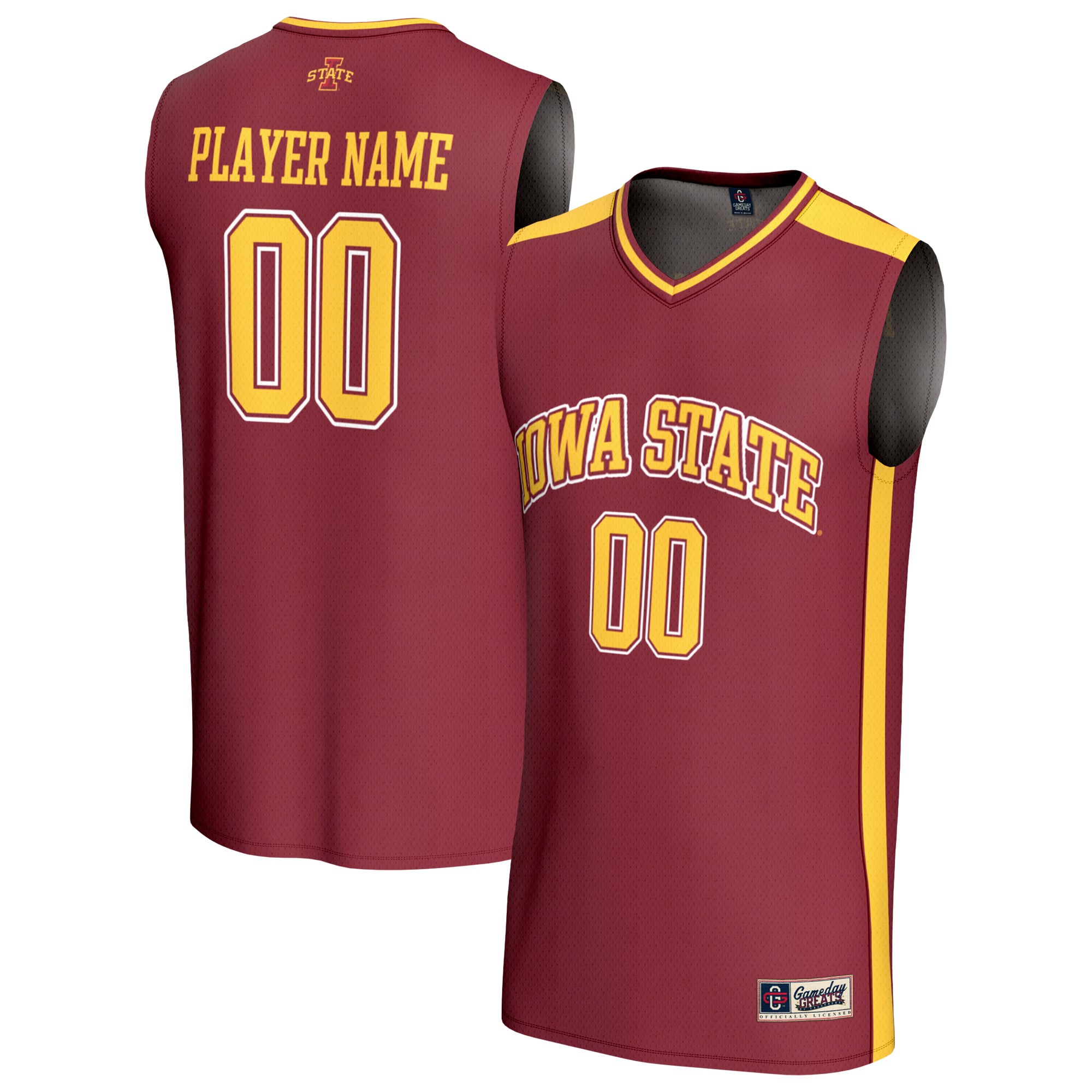Iowa State Cyclones GameDay Greats Unisex Lightweight Collegiate Men's Basketball NIL Pick-A-Player Fashion Jersey - Cardinal