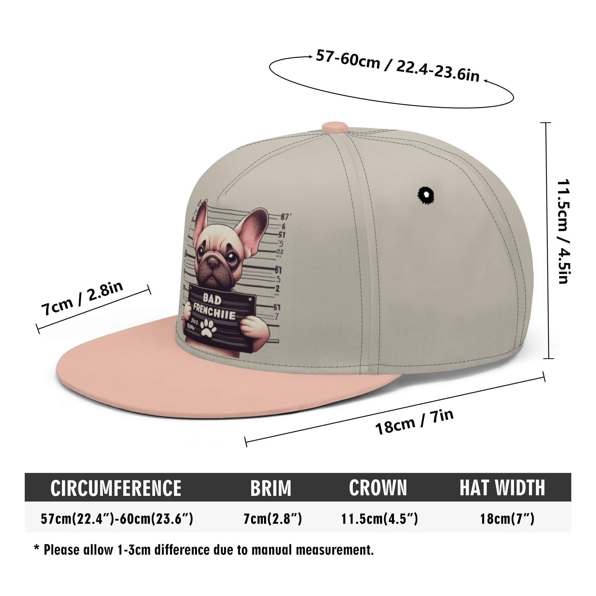 Pet-Lover Fashion-Forward Bruno - Cap For Frenchie Lovers for Home Use