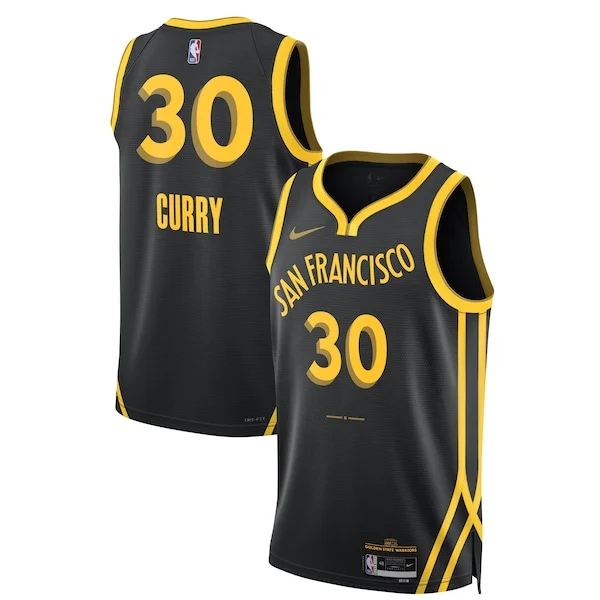 Stephen Curry GSW Swingman Jersey - authentic contemporary - Black