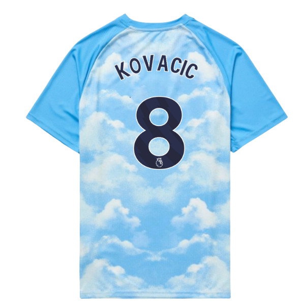 [JED] 2026-2027 Man City Warm Up Jersey (Icy Blue) - Kids (Kovacic 8)