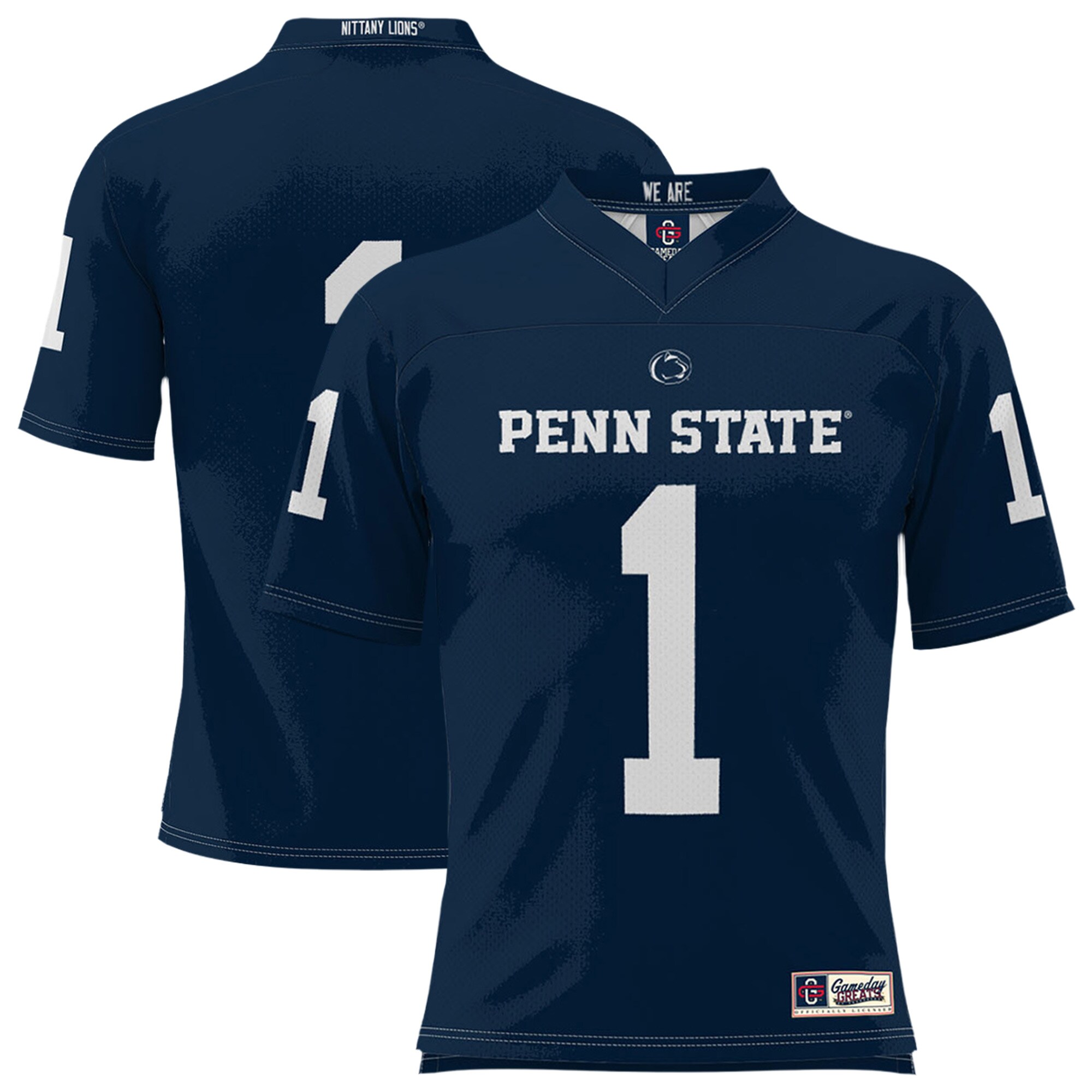 [DDG] Penn State Nittany Lions GameDay Greats Youth Lightweight Football Fashion Jersey - Navy