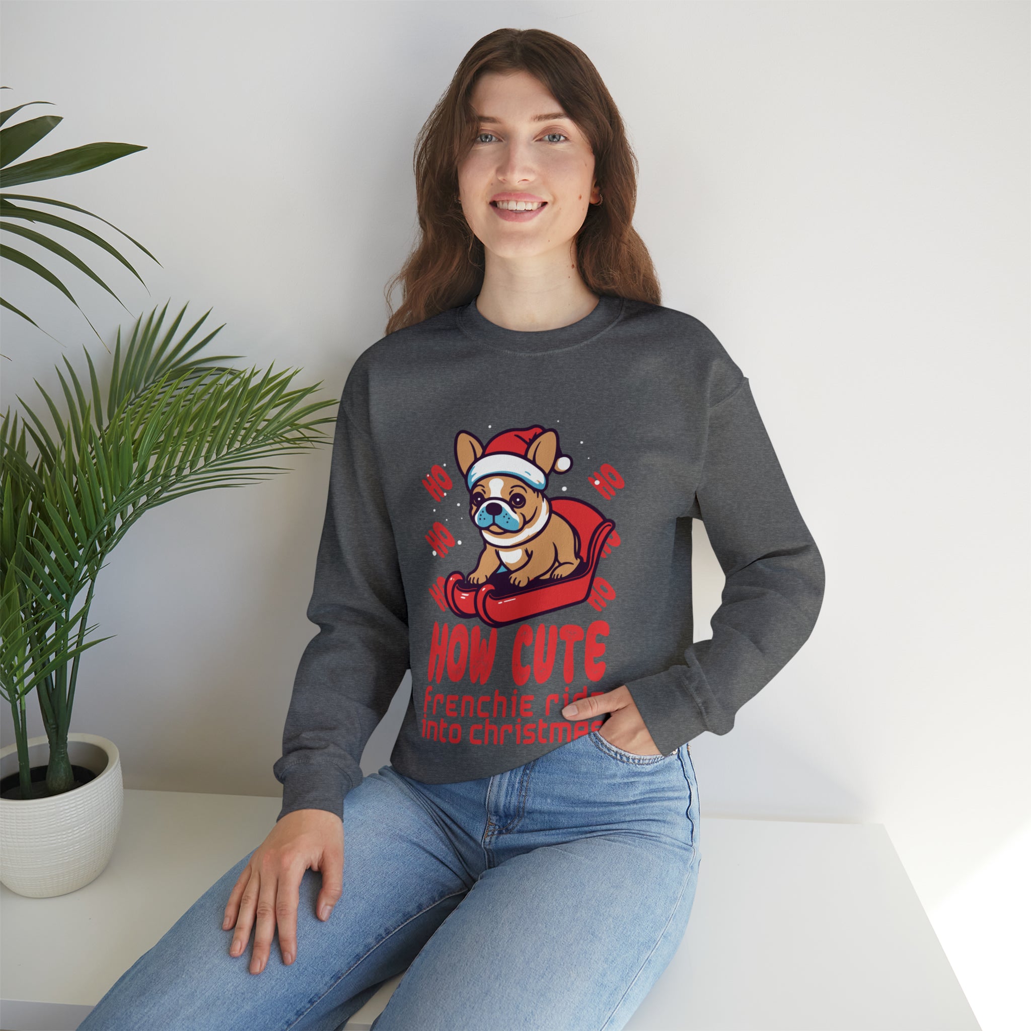 French Bulldog Frenchie Ride Sweater Unisex Sweatshirt Durable Dog Item