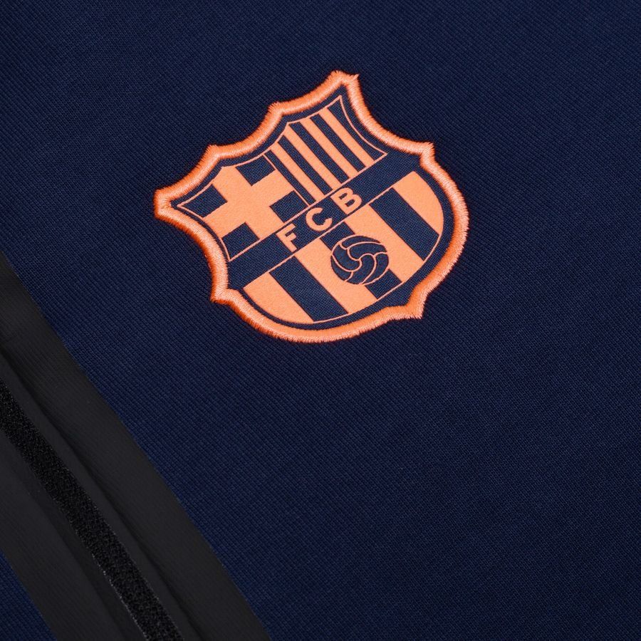 Barcelona Sweatpants Nsw Tech Fleece 3rd Midnight Navy/bright Mango