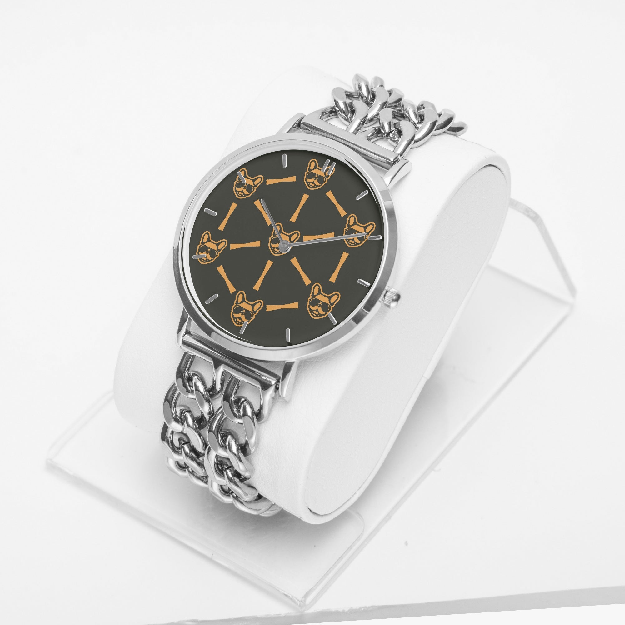 Cozy Soot - Chic Hollow Strap Watch For Frenchie Lovers for Dog Owners